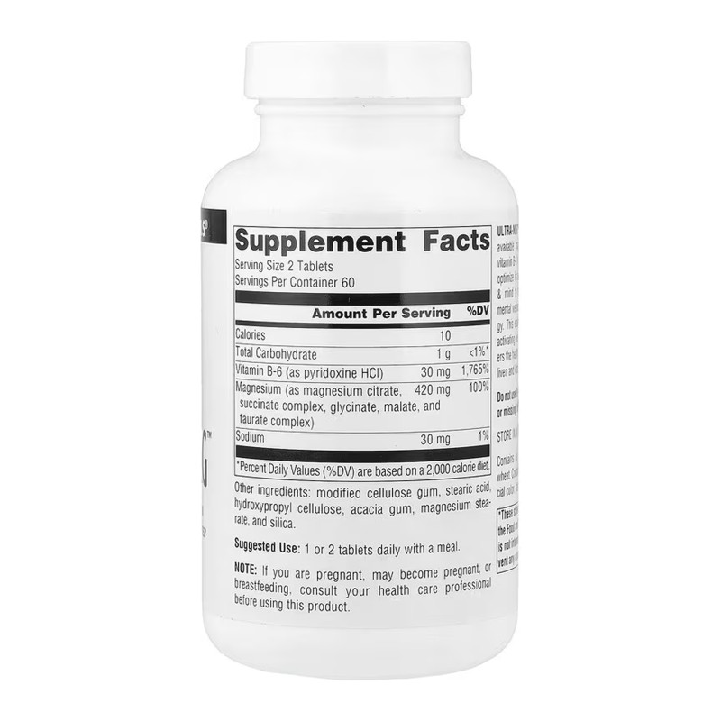 Ultra-Mag Magnesium Complex - 120 tabs (Без етикетки)