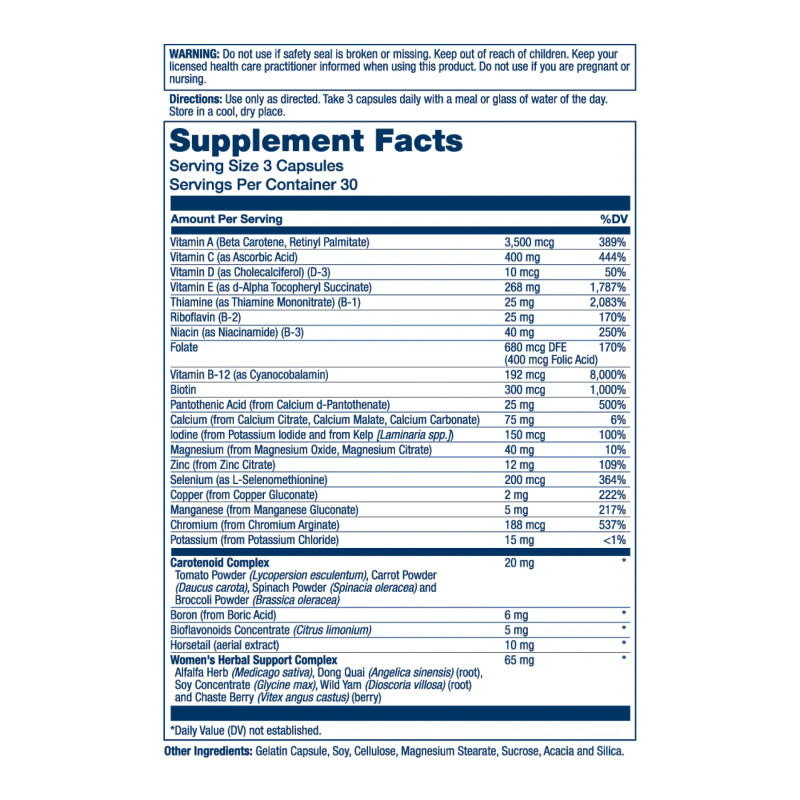 Women's Golden Multi-Vitamin - 90 vcaps (Пошкоджена етикетка)