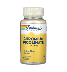 Chromium Picolinate 200mcg - 100 tabs (Пошкоджена банка)
