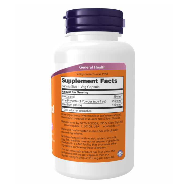 Policosanol 40mg Plus - 90 vcaps (Пошкоджена банка)