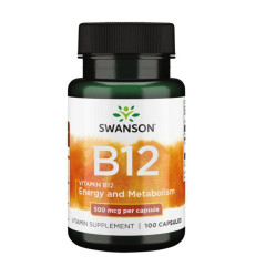 Vitamin B12 500 mcg - 100 Caps (Пошкоджена банка)