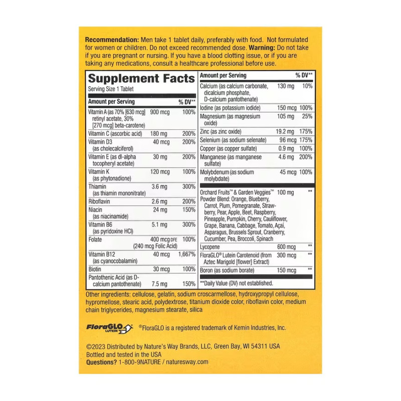 Men's 50+ Complete Multivitamin - 50 tabs (До 07.26)