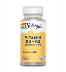 Vitamin D-3 & K-2 - 60 vcaps (Пошкоджена банка)