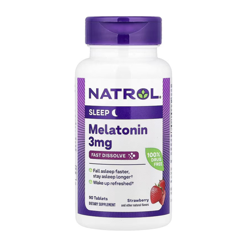 Melatonin 3mg - 90 tabs (Пошкоджена етикетка)