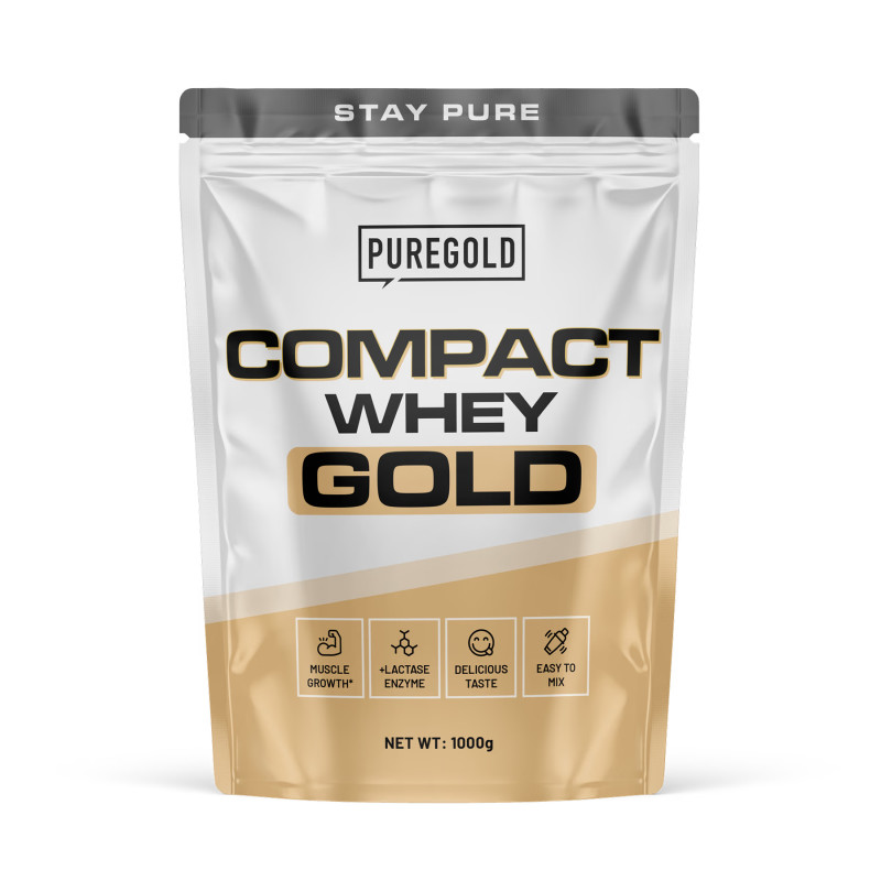 Compact Whey Gold - 1000g Chocolate Hazelnut (Пошкоджена упаковка)