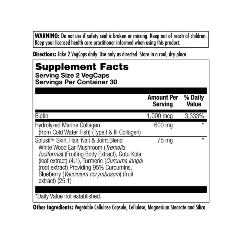 Clinical Youth Collagen I&III 600mg - 60 vcaps (Без етикетки)