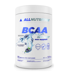 BCAA Max Support Instant - 500g Bllueberry (Пошкоджена банка)