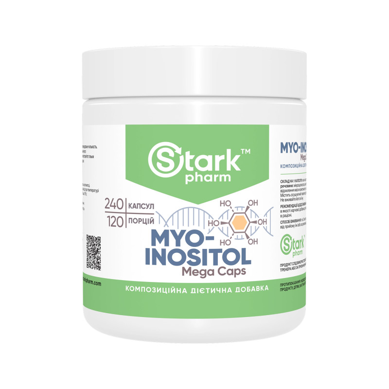Myo-Inositol 500mg - 240 caps (Пошкоджена банка)