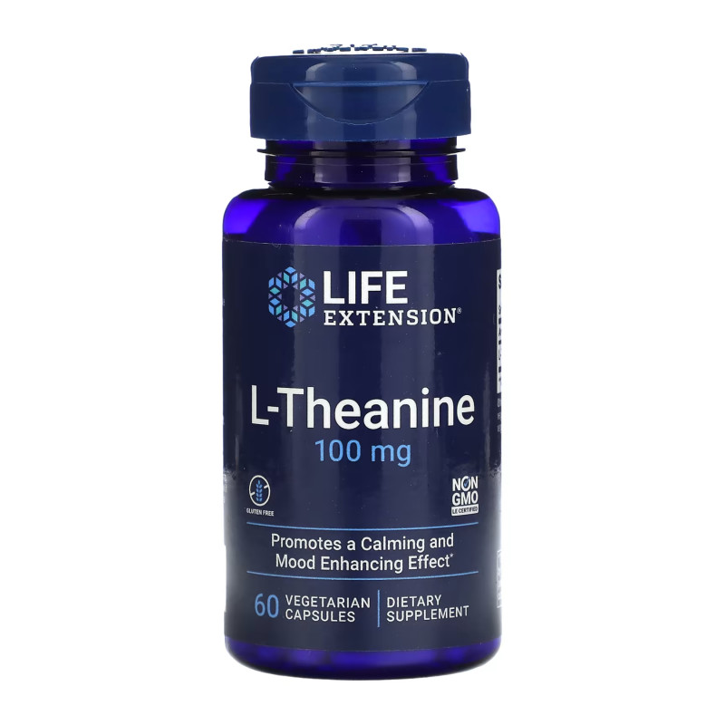 L-Theanine 100 mg - 60 vcaps (Затерта дата)