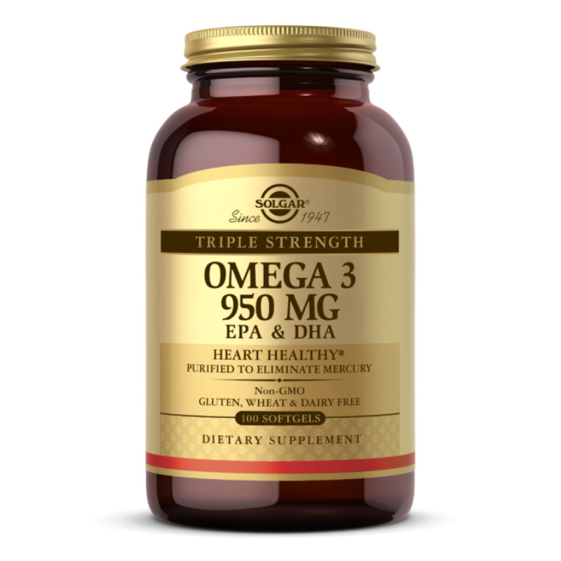Triple Strength Omega-3 950mg - 100 softgels (До 08.26)